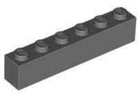 LEGO® Cărămidă 6 X 1 (4211100)