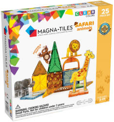 Magna-Tiles Safari Animals, set magnetic Jucarii de constructii magnetice
