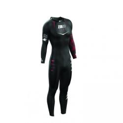 Z3R0D - costum neopren barbati Flex wetsuit - negru rosu (22WMFLEX-BR-ST)