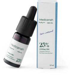 Medicanah Extract ulei de cânepă CBD 25% spectru complet fără THC