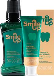  Kit SmileUp, pastă de dinți albitoare, mango exotic cu mentă, 75 ml + apă de gură răcoritoare, mango exotic cu mentă, 250 ml