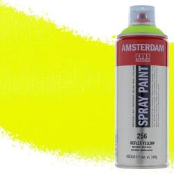 Royal Talens Amsterdam vízbázisú akrilfesték spray, 400 ml - 256, reflex yellow