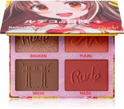 Rude Cosmetics Manga Face Palette multifunkciós arc paletta az arcra árnyalat Rebel Rudeko 11.2 g