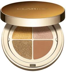 Clarins Ombre 4 Colour Eye Palette szemhéjfesték paletta a hosszan tartó hatásért árnyalat 07 Bronze Gradation 4.2 g