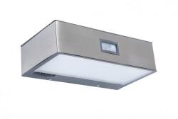 LUTEC LED Lámpatest Mozgásérzékelős Oldalfali Napelemes 2W Természetes Fehér Kültéri Ip44 Lutec Brick