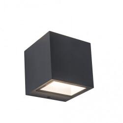 LUTEC Gemini LED Lámpatest Oldalfali 2 Irányú 9 W Természetes Fehér Sötét Szürke Kültéri Ip54