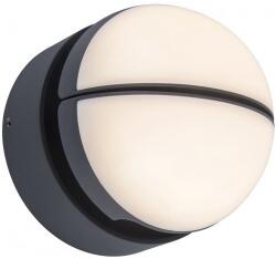 LUTEC LED Lámpatest Oldalfali 2 Irányú 13 W Meleg Fehér Fekete Kültéri Ip54 Lutec Eklips