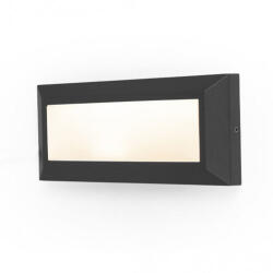 LUTEC LED Lámpatest Oldalfali 11 W Meleg Fehér Matt Fekete Kültéri Ip54 Lutec Helena