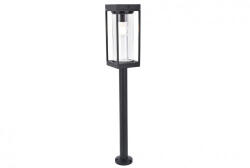 LUTEC LED Lámpatest Állólámpa Napelemes E27 Foglalat Matt Fekete Kültéri Ip44 Lutec Flair