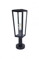 LUTEC LED Lámpatest Álló 43 cm E27 Foglalat Matt Fekete Kültéri Ip44 Lutec Pine
