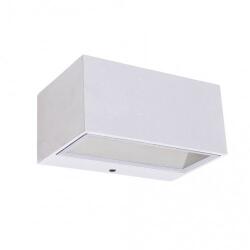 LUTEC Gemini LED Lámpatest Oldalfali 2 Irányú 11 W Természetes Fehér Fehér Kültéri Ip54