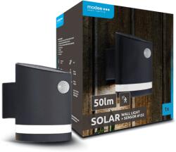 Modee LED Lámpatest Fali Napelemes Mozgásérzékelős 50 Lm Hideg Fehér Kültéri Fekete Ip44 Modee