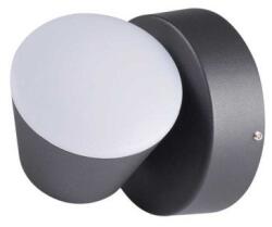 Kanlux LED Lámpatest Oldalfali Kültéri 7.5 W Természetes Fehér Grafit Ip54 Dromi