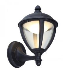 LUTEC Unite LED Lámpatest Oldalfali 9 W Meleg Fehér Fekete Kültéri Ip44