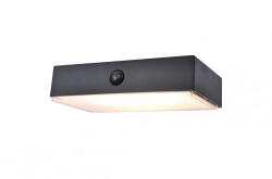 LUTEC LED Lámpatest Oldalfali Napelemes 5W CCT Dimmelhető Mozgásérzékelős Kültéri Ip54 Lutec Connect Fadi