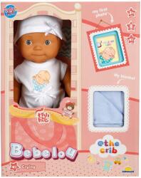 Dollz'n More Papusa bebelus, Dollz n More, Bebelou, Welcome Baby, 30 cm, Albastru Papusa