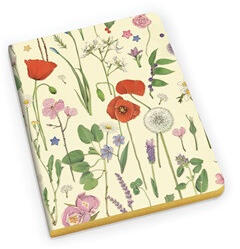 Kartos Summer Flowers A6 arany élfestett beíró (1086601) - haztartasibolt