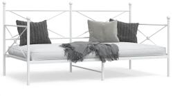 vidaXL kanapéágy matrac nélkül fehér 107x203 cm acél (4104685)