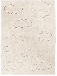 Lorena Canals Кремав ръчно изработен памучен детски килим подходящ за пране 120x160 cm Clouds - Lorena Canals (C-RUC-CLO-S)
