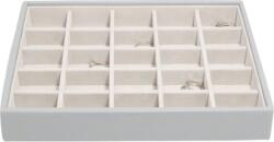Stackers Casetă pentru bijuterii Stackers cu 25 compartimente classic gri pietros (74493)