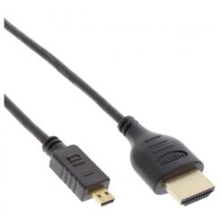 InLine Cablu slim HDMI la micro HDMI-D 4K 0.5m, InLine IL17555D (IL17555D)