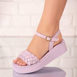 Sofiastore Sandale dama din piele ecologica Mov Catinca (GL10_PURPLE_ACB8)