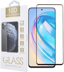 Honor X7b / X7c / Honor 90 Smart 5G / 200 Smart 5G üvegfólia, tempered glass, előlapi, 10D, edzett, hajlított, fekete kerettel