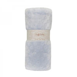 Soffi Baby takaró plüss dupla kék 75x100cm - babymax
