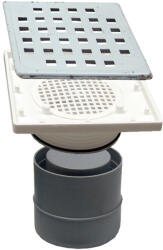 Evotools Sifon Pardoseala Patrat cu Inaltator SV SCT-H56-280-1 (671238)