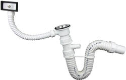 Evotools Sifon Flexibil Chiuveta cu Ventil Racord Masina Spalat si Preaplin Texo (672506)