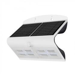 V-TAC Napelemes Mozgásérzékelős Fali Ip65 Lámpatest 7 W 800 Lumen Fehér