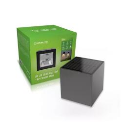 Asalite LED Lámpatest Oldalfali 3W Napelemes Mikrohullámú Szenzorral Természetes Fehér Ip44 Asalite