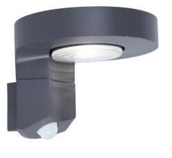 LUTEC LED Lámpatest Oldalfali 2W Napelemes Mozgásérzékelős Természetes Fehér Kültéri Ip44 Lutec Diso