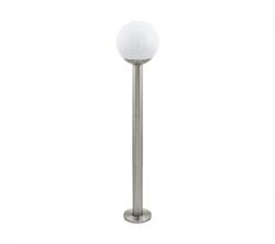 EGLO LED Lámpatest Kültéri Állólámpa E27 9 W RGB-Cct Fényforrással Nemesacél Ip44 Eglo Connect Nisia-C 97249