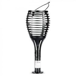 V-TAC LED Lámpatest 1 W Napelemes 4 Féle Szerelhetőség Ip44 Fekete