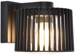 LUTEC LED Lámpatest Oldalfali E27 Foglalattal Fekete Kültéri Ip54 Lutec Shyne