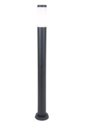 LUTEC LED Lámpatest Állólámpa 110 cm E27 Foglalat Sötét Szürke Kültéri Ip44 Lutec Stelo
