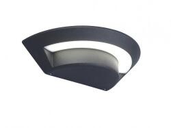 LUTEC LED Lámpatest Oldalfali 7 W Természetes Fehér Szürke Kültéri Ip54 Lutec Ghost