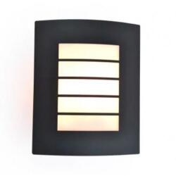LUTEC LED Lámpatest Oldalfali E27 Foglalat Sötétszürke Kültéri Ip44 Lutec Slim