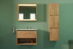 TMP cabinets NORD CRAFT tükrös szekrény LED világítással - érintő kapcsolóval - 60 x 65 cm (83401288) - watermarkt