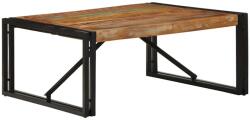 vidaXL többszínű tömör újrahasznosított fa dohányzóasztal 80x80x35 cm (4016671) - vidaxl