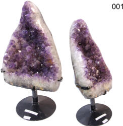  Ametist Druzy Cristal Natural Brut Brazilia cu Suport - 38-53 x 16-28 x 15-20 cm - 1 Buc