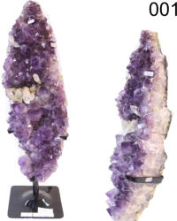  Ametist Druzy Cristal Natural Brut Brazilia cu Suport - 13-20 x 22-43 x 12-15 cm - 1 Buc