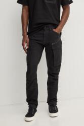 G-Star RAW pamut nadrág fekete, cargo, D02190-D752 - fekete 31/32