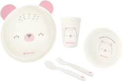 Kikkaboo Сет за хранене Kikkaboo - Bear with me, Pink (31302040134)