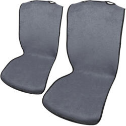 Autoline Set Huse Spătar Scaune Auto 2 Bucăți Prosop Cover Up Gri 9990000002795 (9990000002795)