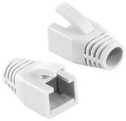 LogiLink Modular RJ45 Plug Cable Boot 8mm white, 50pcs (MP0035W)
