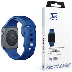 3mk Protection 3mk szilikon óraszíj Apple Watchhoz 42 / 44 / 45 / 49 mm - kék