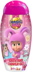 Masha & The Bear Magic Bath Bath & Shower Gel tusoló- és fürdőgél gyermekeknek Raspberry 200 ml