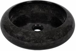Indera Mosdókagyló természetes kőből FEROX Black (LX57045)